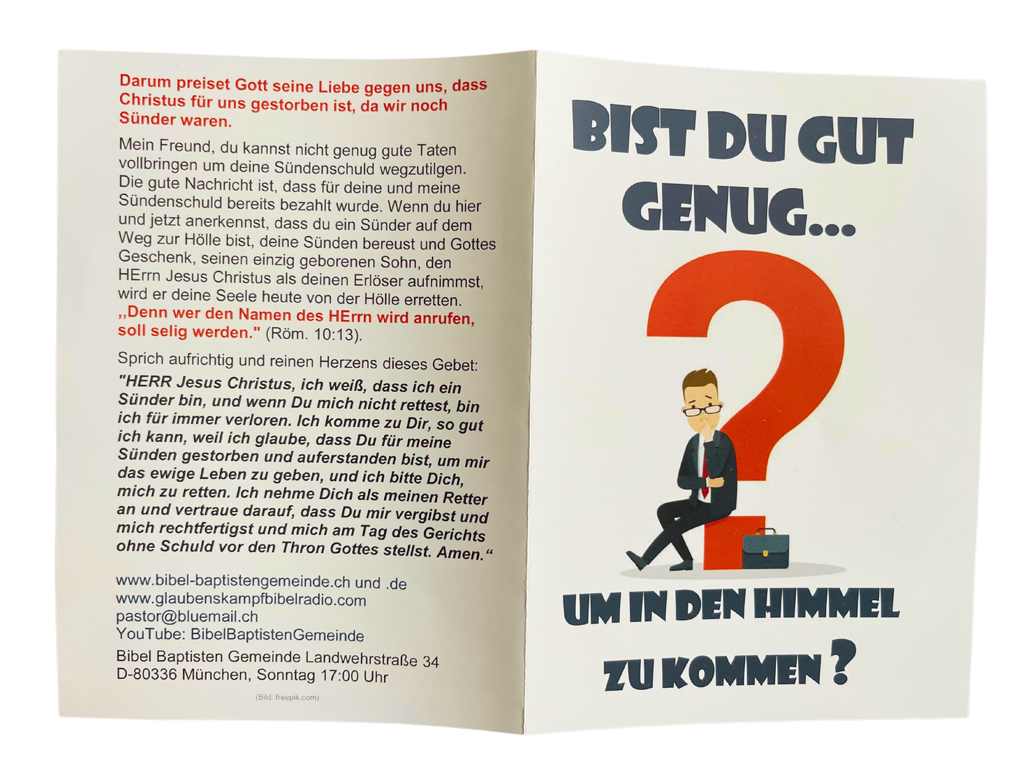 Traktat – Bist du gut genug um in den Himmel zu kommen ?