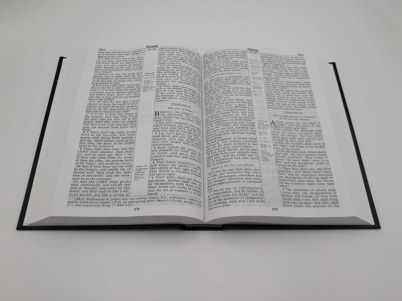 King James Version Reference Bible - Large print hardcover