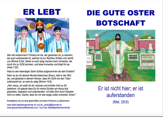 Traktat – Die gute Oster Botschaft