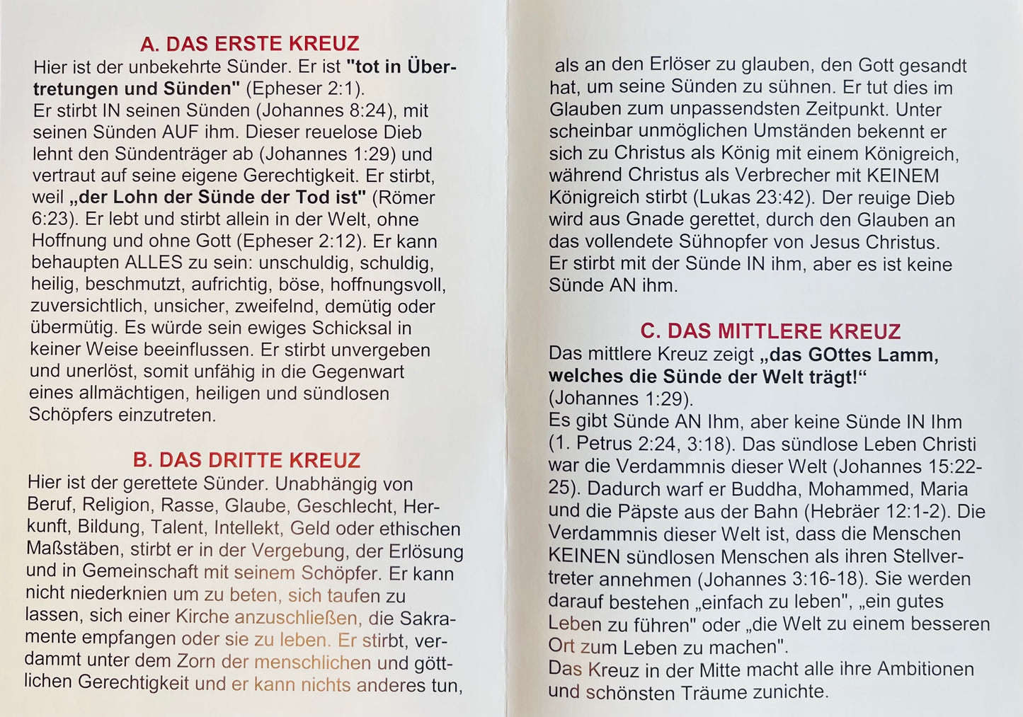 Traktat – Die drei Kreuze