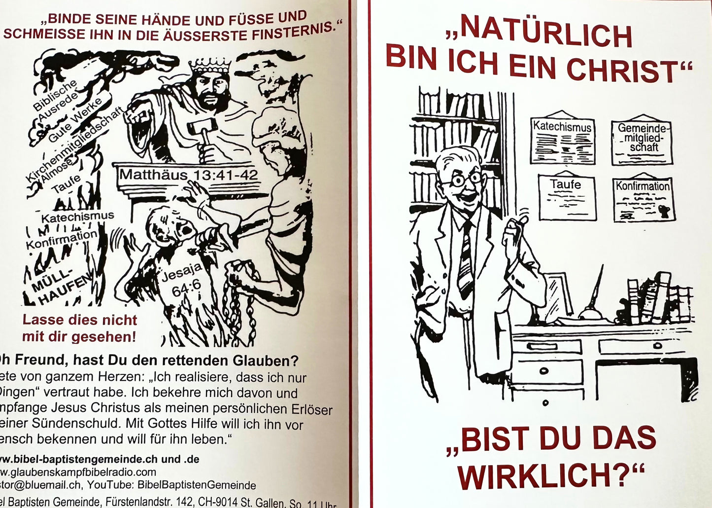 Traktat – Natürlich bin ich ein Christ
