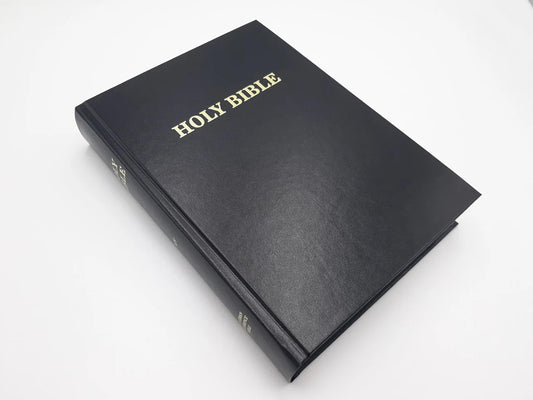 King James Version Reference Bible - Large print hardcover