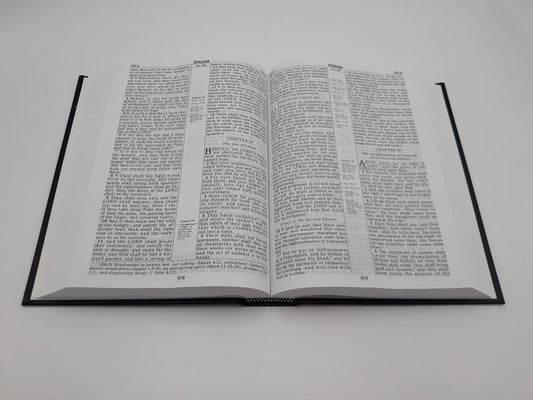 King James Version Reference Bible - Large print hardcover