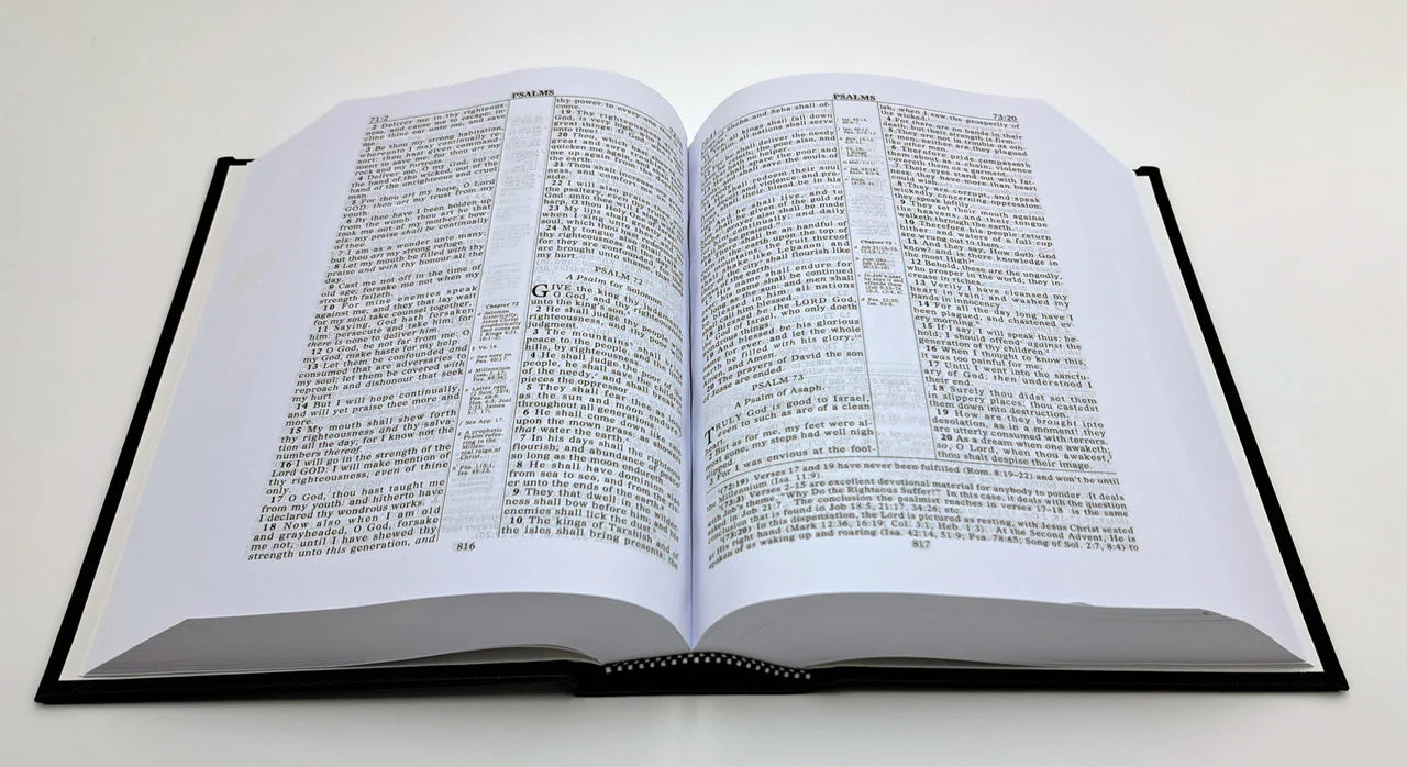 King James Version Reference Bible - normal size hardcover