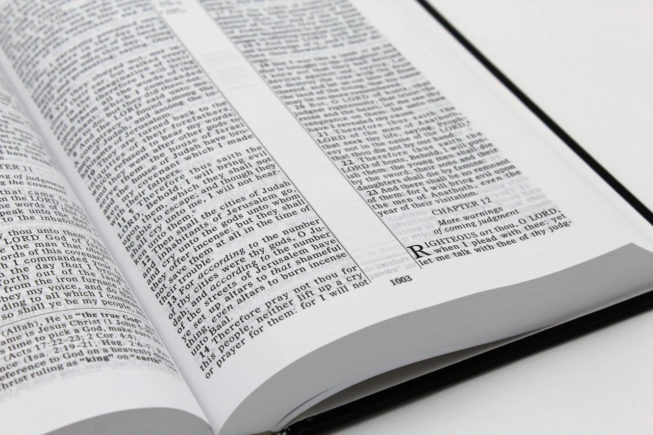 King James Version Reference Bible - normal size hardcover
