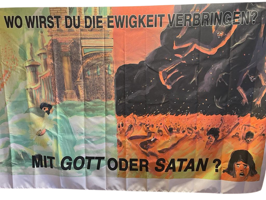 Banner - Wo wirst du die Ewigkeit verbringen?
